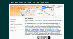 Desktop Screenshot of cocoa-coding.de
